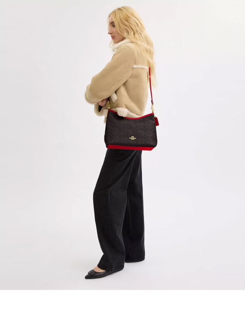 COACH Laurel Shoulder Bag In Signature Canvas - Image 4
