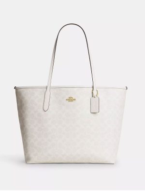COACH City Tote Bag In Signature Canvas