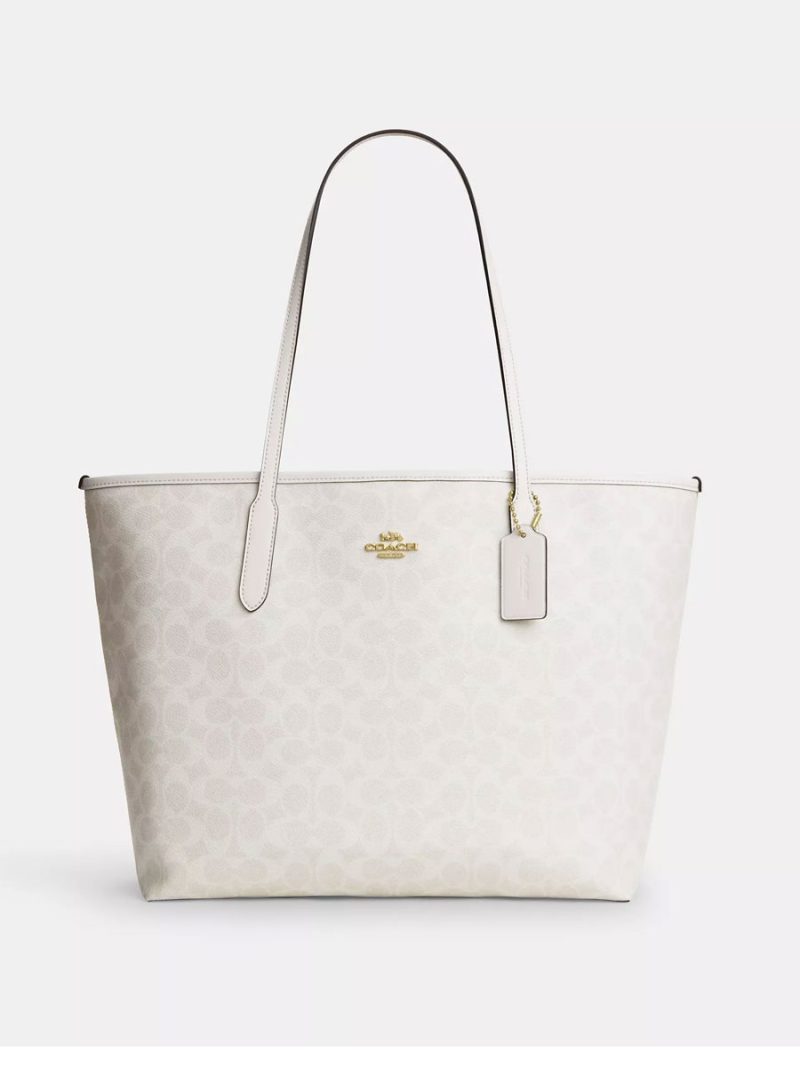 COACH City Tote Bag In Signature Canvas