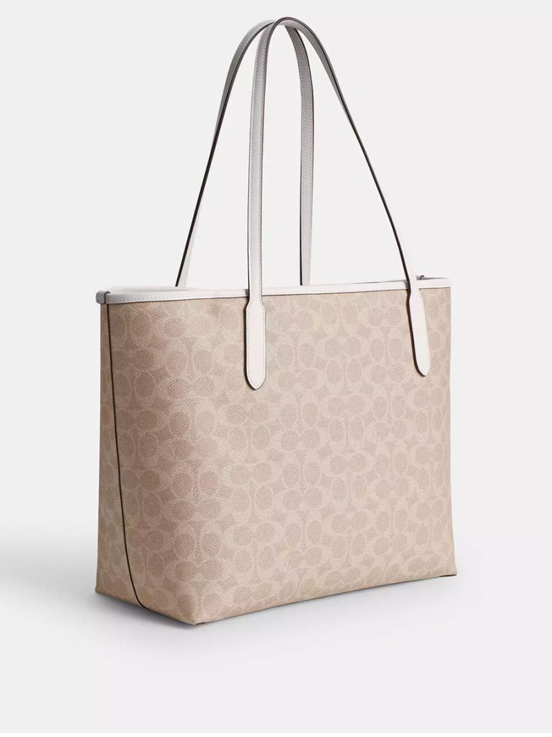 COACH City Tote Bag In Signature Canvas - Image 4