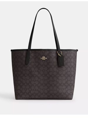 COACH City Tote Bag In Signature Canvas