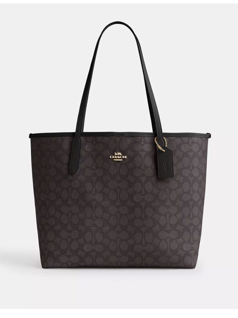 COACH City Tote Bag In Signature Canvas