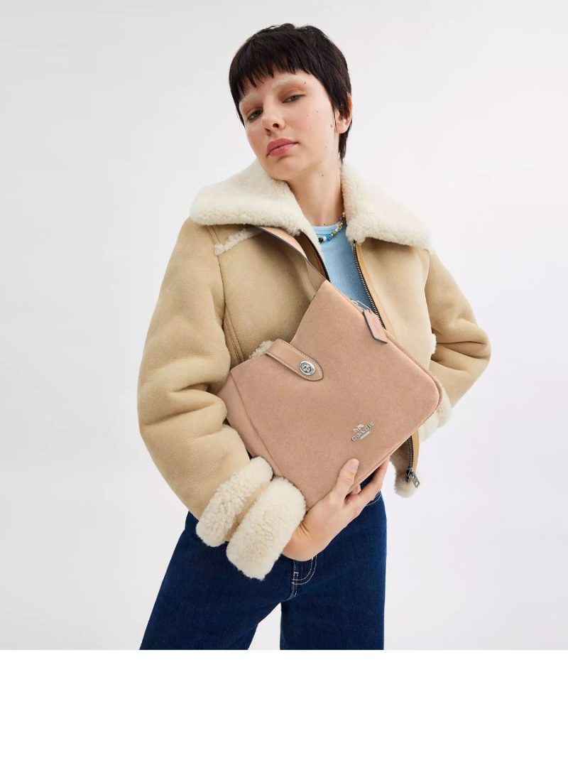 COACH Hadley Convertible Crossbody Bag In Suede - Image 5