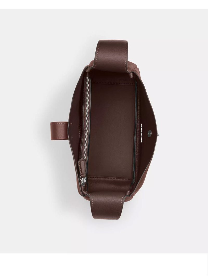 COACH Hadley Convertible Crossbody Bag In Suede - Image 2