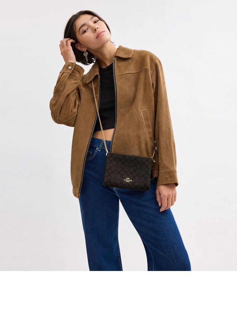 COACH Slim Crossbody In Signature Canvas - Image 4
