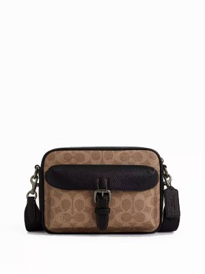 COACH Warner Crossbody Bag In Signature Canvas