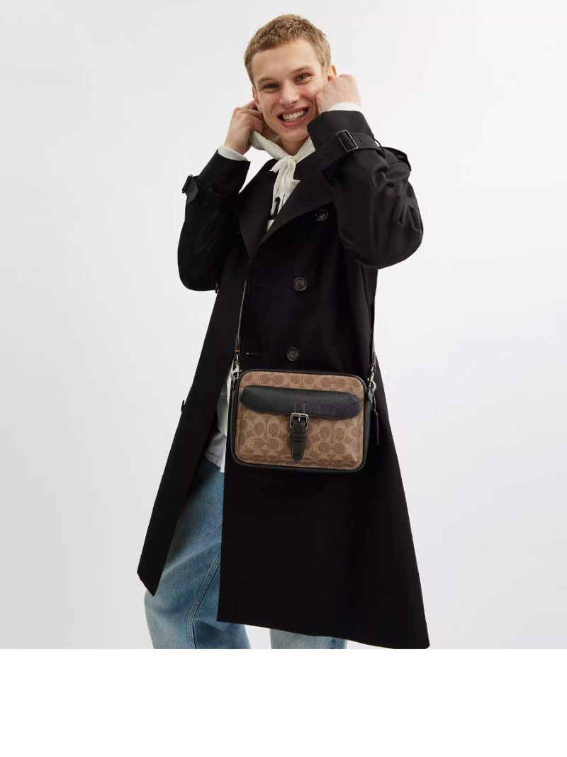 COACH Warner Crossbody Bag In Signature Canvas - Image 4