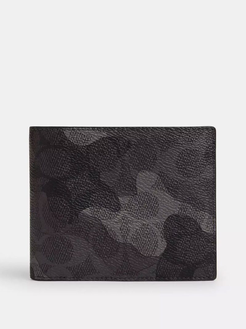 COACH 3 In 1 Wallet In Signature Camo Print