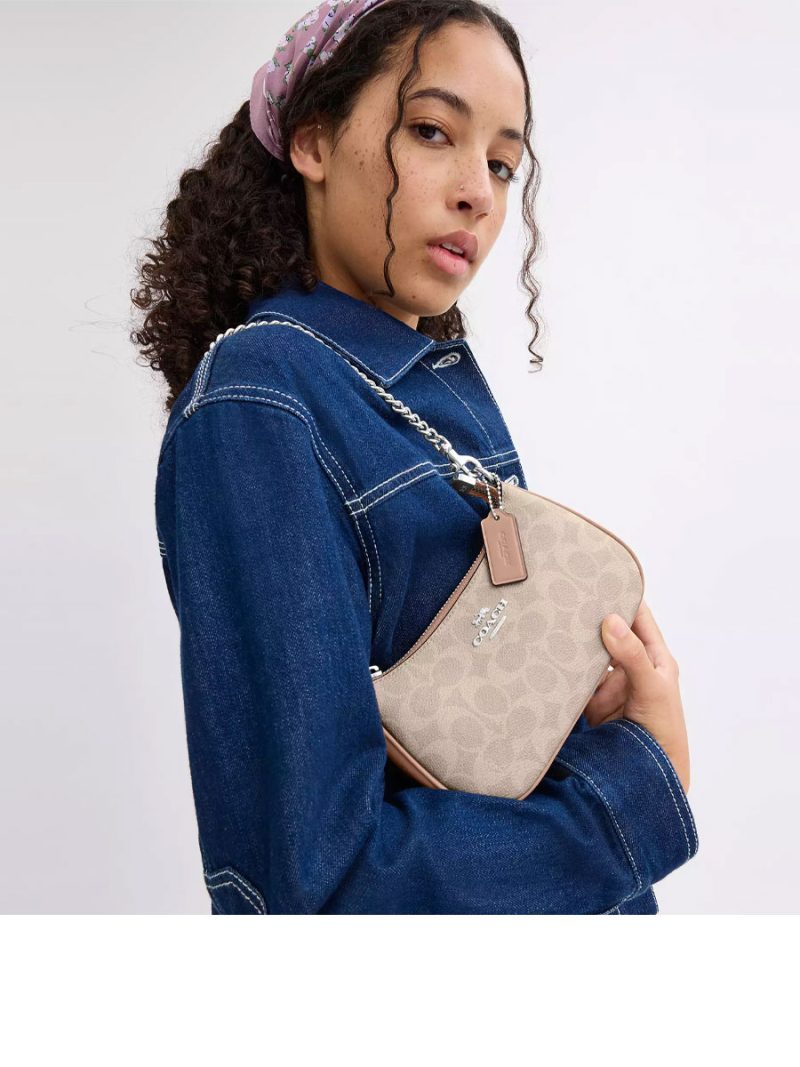 COACH Teri Mini Crossbody Bag In Signature Canvas - Image 5