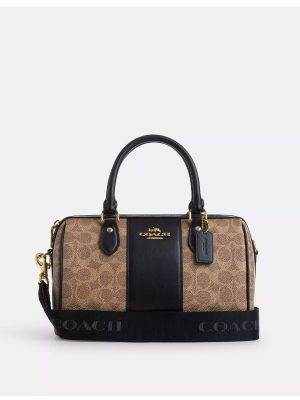 COACH Rowan Satchel Bag In Signature Canvas