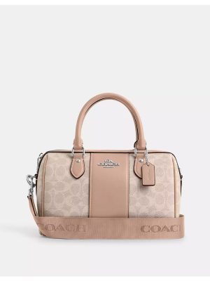 COACH Rowan Satchel Bag In Signature Canvas