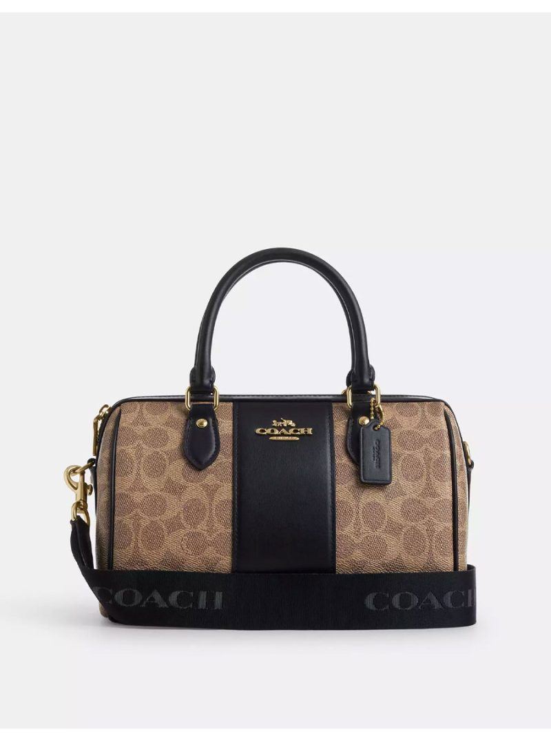 COACH Rowan Satchel Bag In Signature Canvas