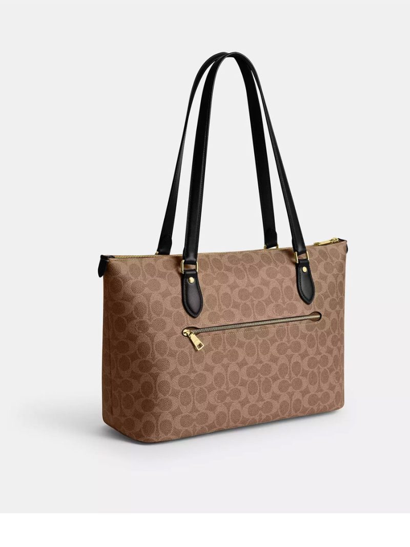 COACH Gallery Tote Bag In Signature Canvas - Image 4