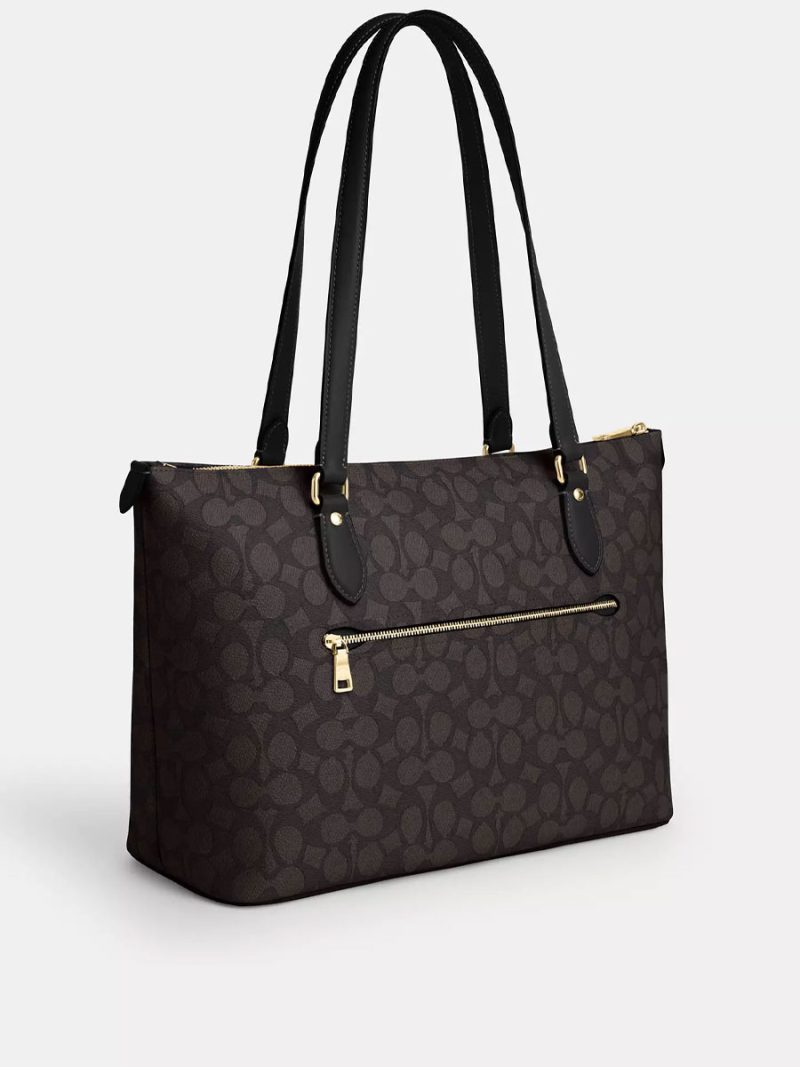 COACH Gallery Tote Bag In Signature Canvas - Image 3