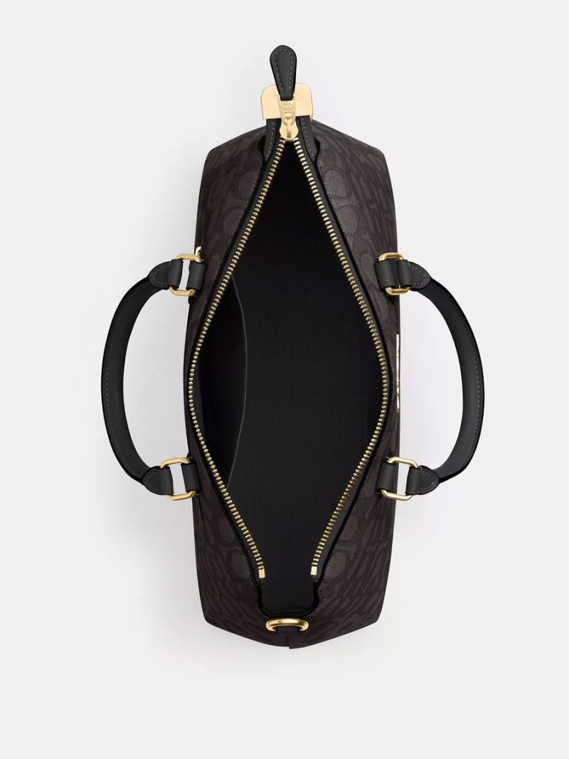 COACH Georgia Satchel Bag In Signature Canvas - Image 2