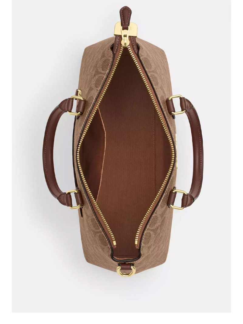 COACH Georgia Satchel Bag In Signature Canvas - Image 2