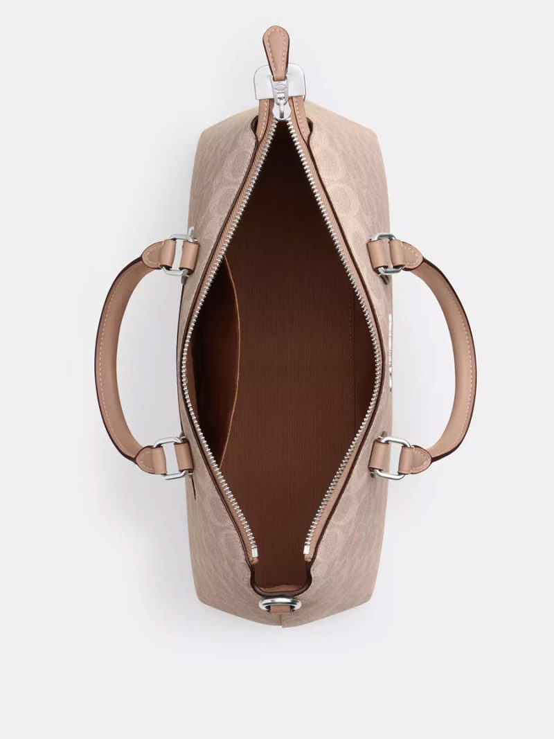 COACH Georgia Satchel Bag In Signature Canvas - Image 2
