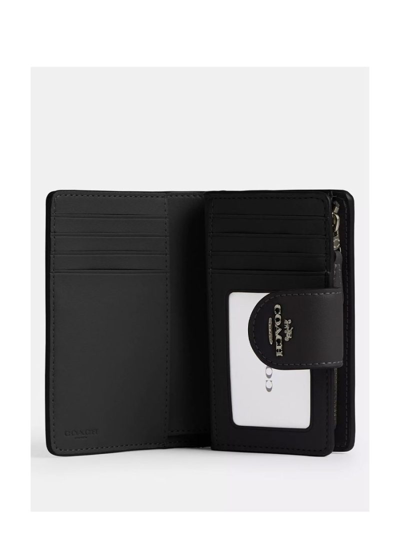COACH Medium Corner Zip Wallet In Signature Canvas - Image 2