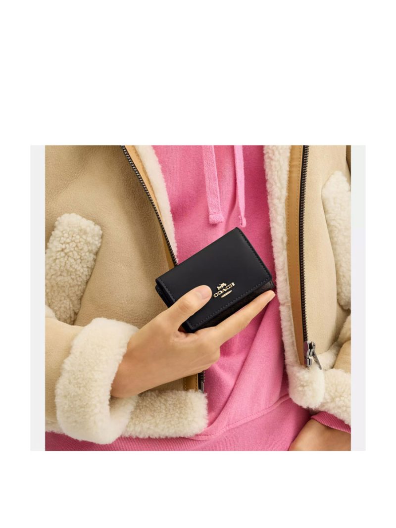 COACH Micro Wallet In Signature Canvas - Image 3