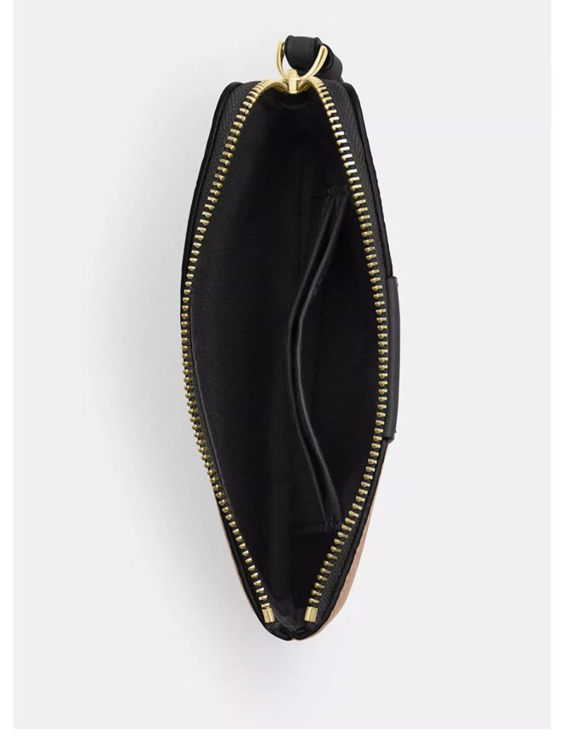 COACH Corner Zip Wristlet In Signature Canvas With Stripe - Image 2