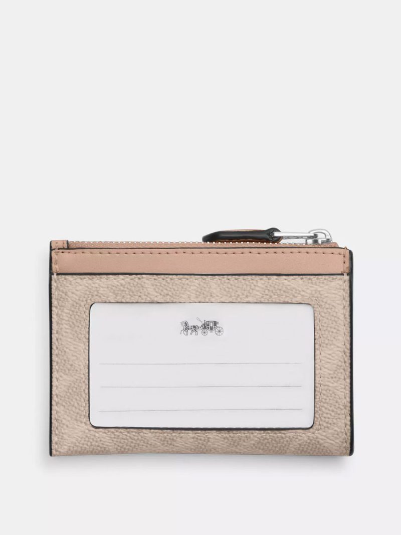 COACH Mini Skinny Id Case In Signature Canvas - Image 2