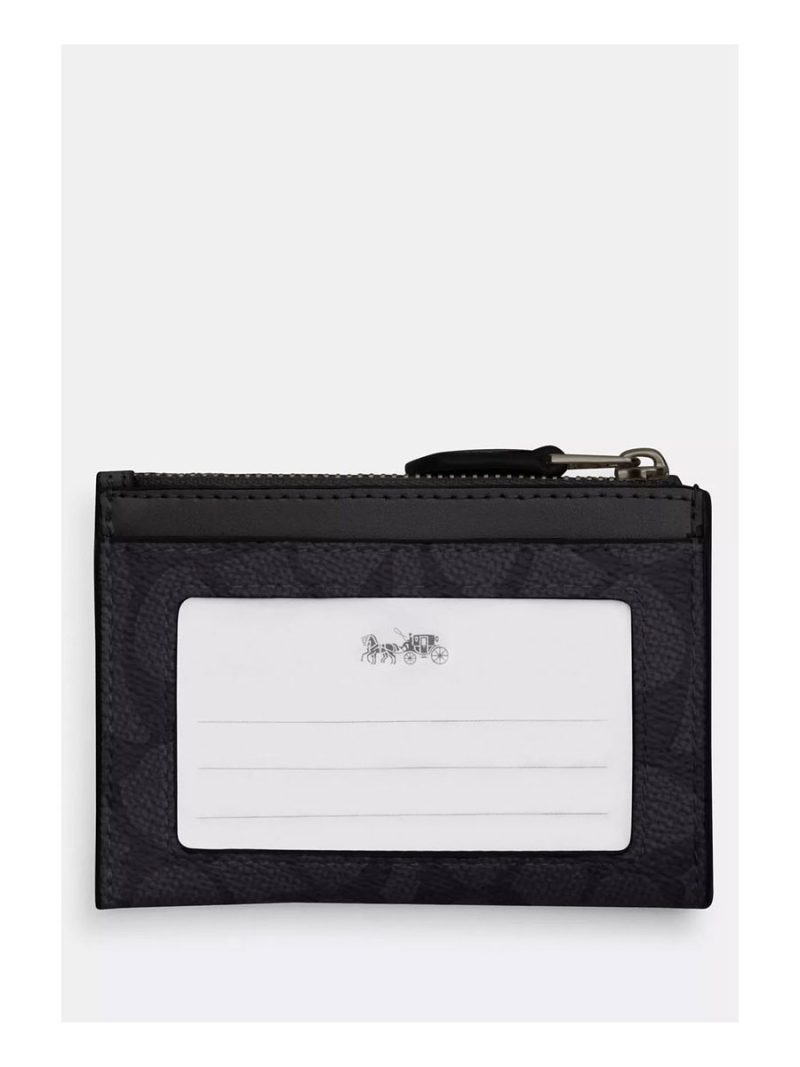 COACH Mini Skinny Id Case In Signature Canvas - Image 2