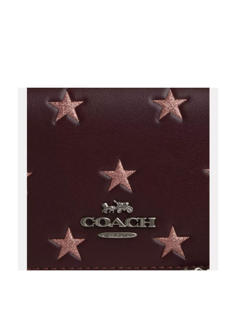 COACH Boxed Mini Wallet On A Chain With Star Print - Image 4