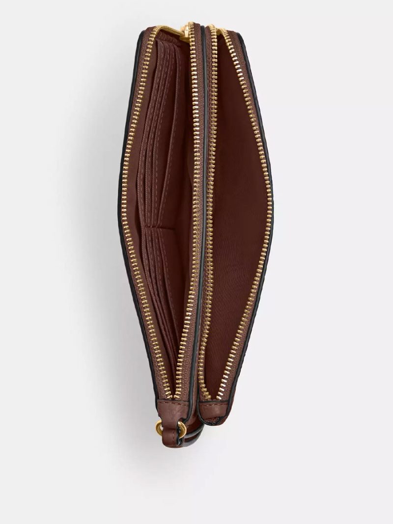 COACH Double Zip Wallet In Signature Canvas - Image 2