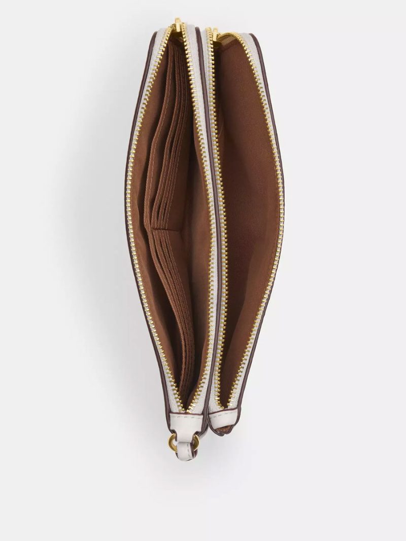 COACH Double Zip Wallet In Signature Canvas - Image 2