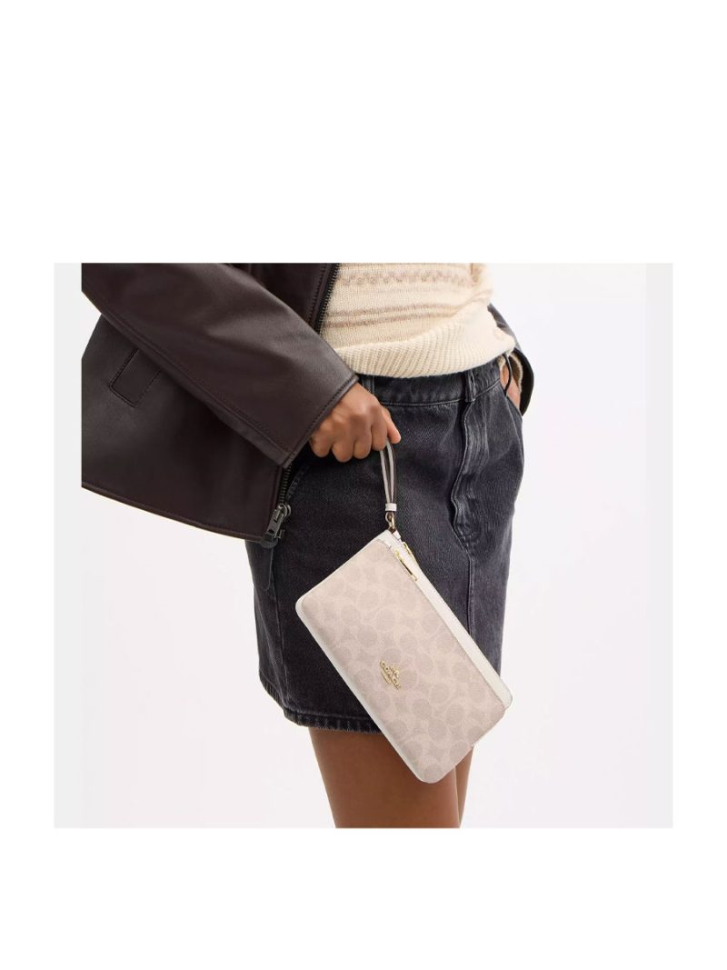 COACH Double Zip Wallet In Signature Canvas - Image 4