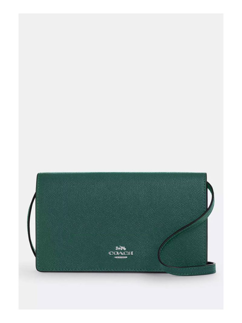 COACH Anna Foldover Clutch Crossbody Bag