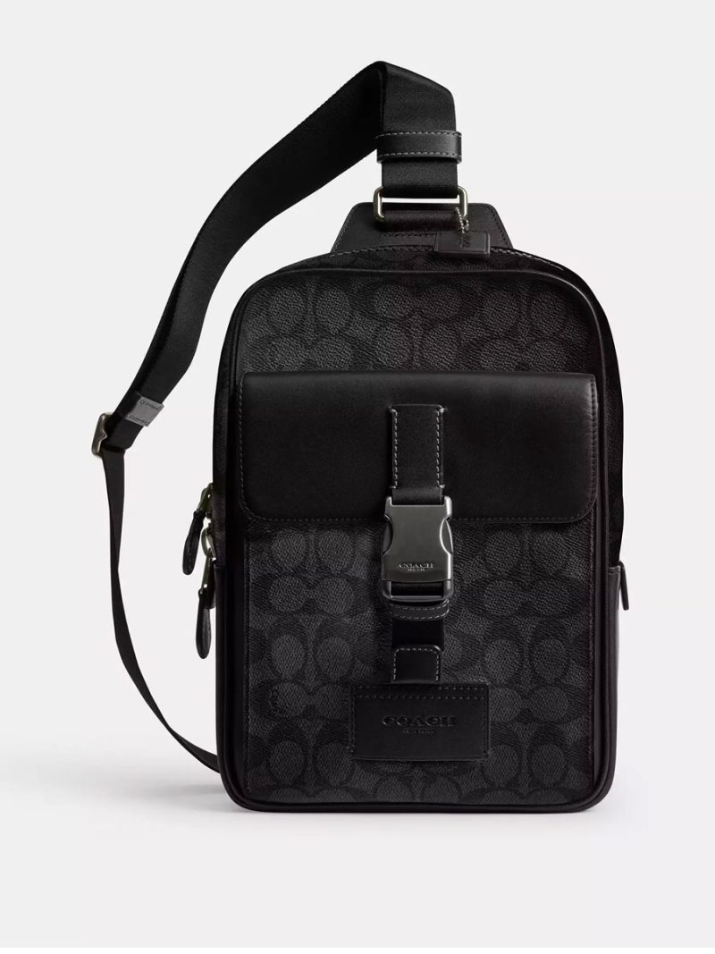 COACH Track Pack In Signature Canvas