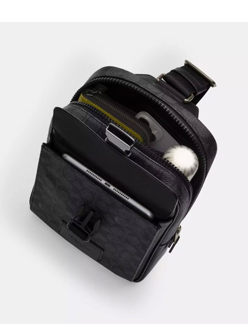COACH Track Pack In Signature Canvas - Image 4