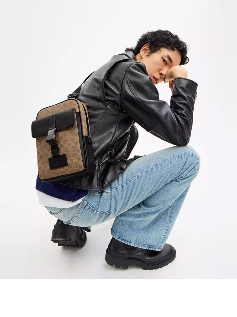 COACH Track Pack In Signature Canvas - Image 4