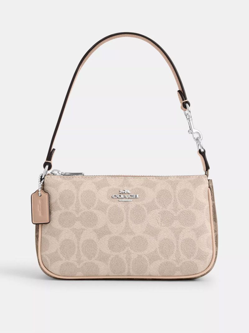 COACH Nolita 19 In Blocked Signature Canvas