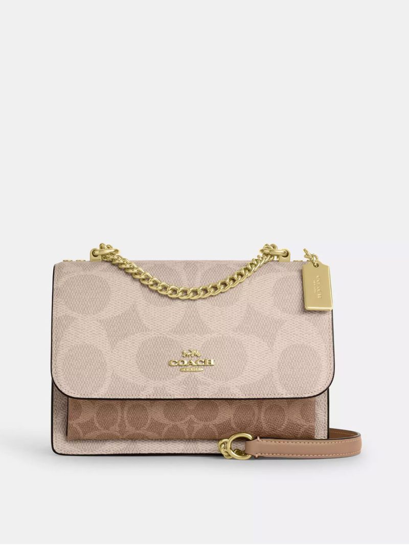 COACH Klare Crossbody Bag In Blocked Signature Canvas