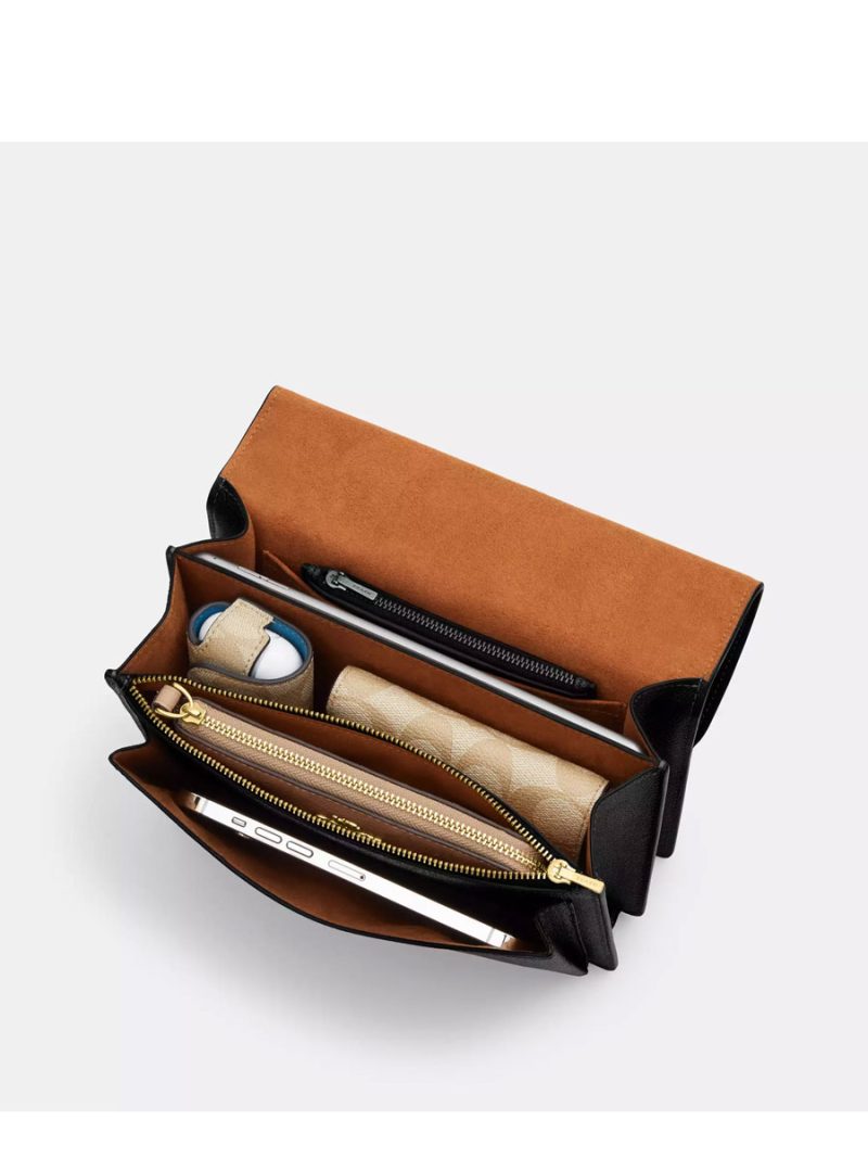 COACH Klare Crossbody Bag In Blocked Signature Canvas - Image 2