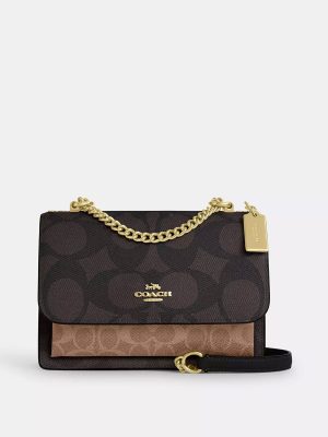 COACH Klare Crossbody Bag In Blocked Signature Canvas