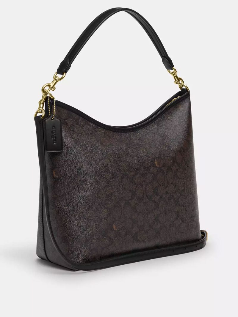 COACH Laurel Large Shoulder Bag In Signature Canvas - Image 4