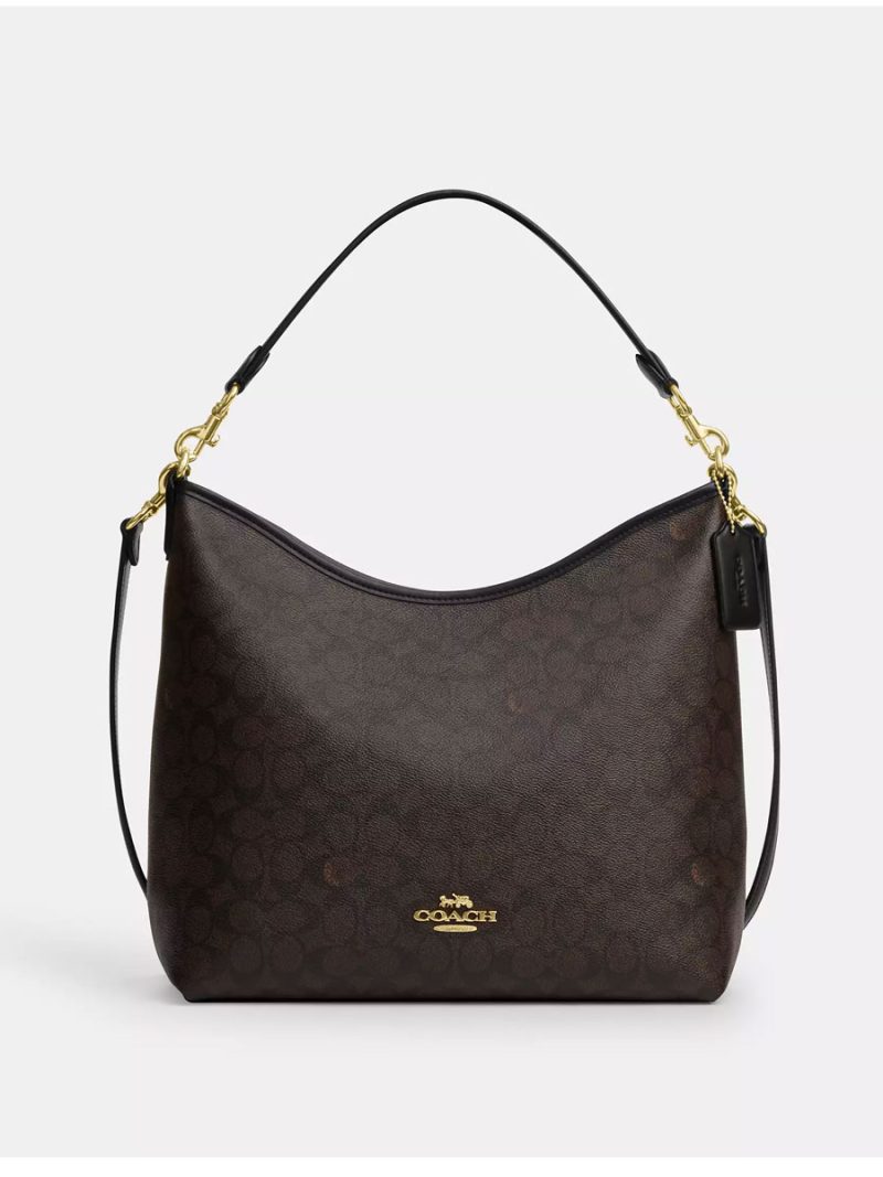 COACH Laurel Large Shoulder Bag In Signature Canvas