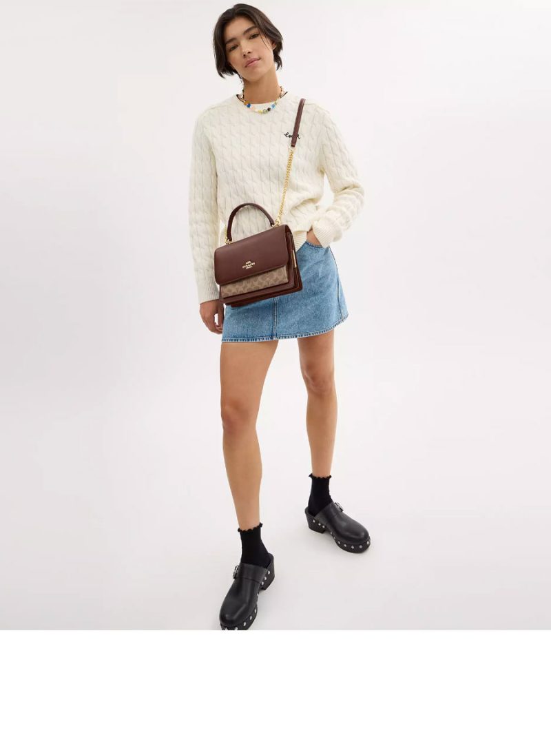 COACH Klare Top Handle Bag In Signature Canvas - Image 6
