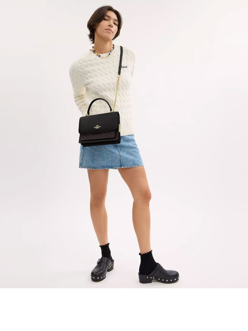 COACH Klare Top Handle Bag In Signature Canvas - Image 5