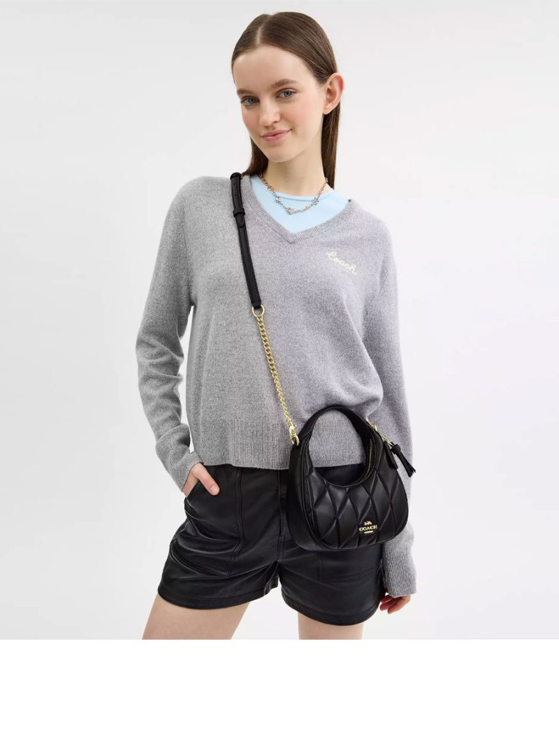 COACH Carmen Mini Crossbody Bag With Quilting - Image 5