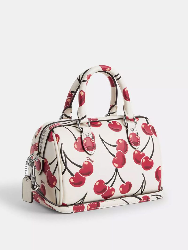 COACH Mini Rowan Crossbody Bag With Cherry Print (No Coach Tag) - Image 4