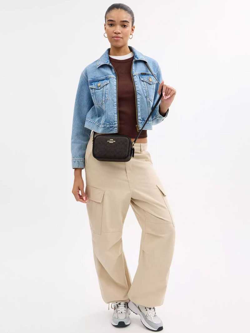 COACH Mini Jamie Camera Bag In Signature Canvas - Image 4