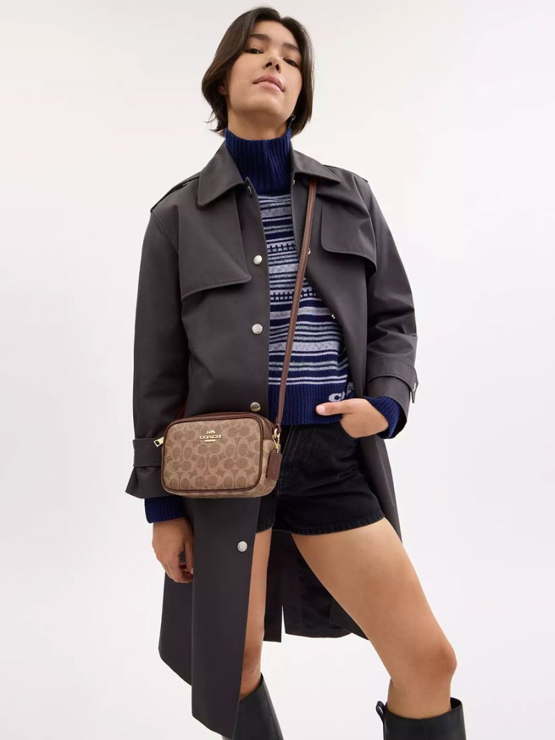COACH Mini Jamie Camera Bag In Signature Canvas - Image 4