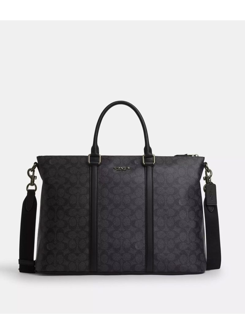 COACH Caleb Work Bag In Signature Canvas