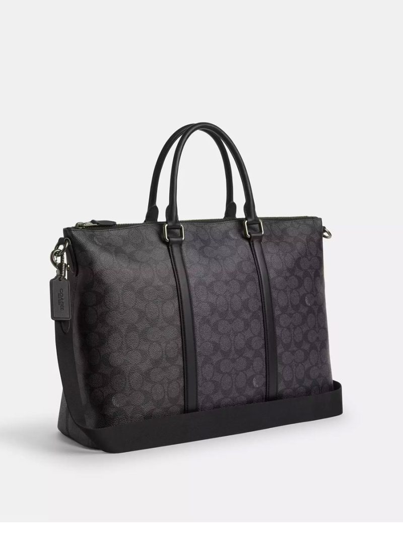 COACH Caleb Work Bag In Signature Canvas - Image 4
