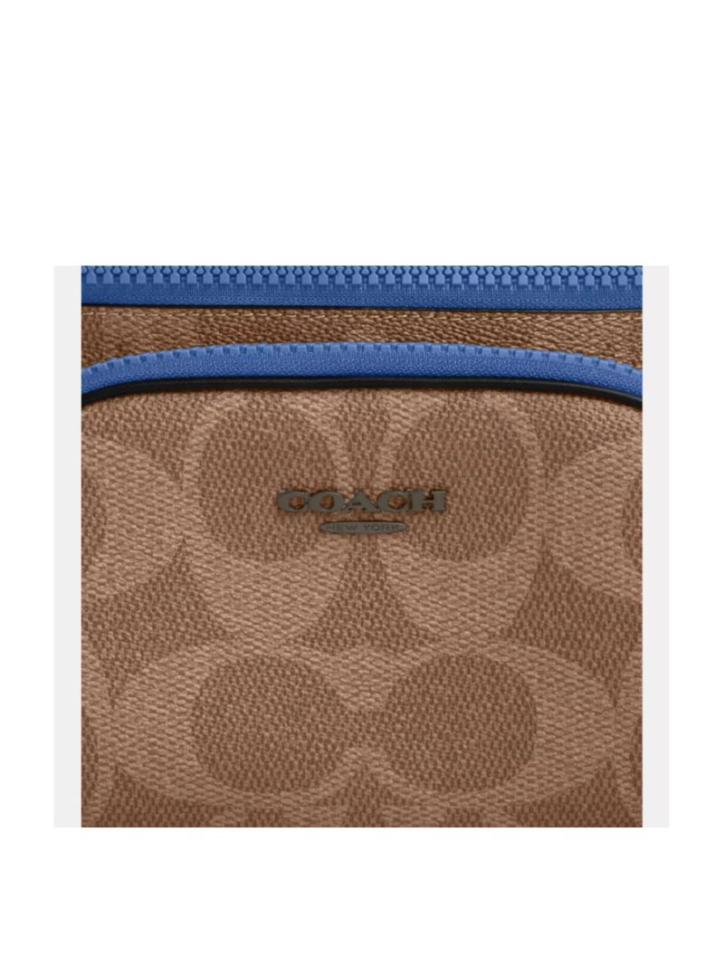 COACH Racer Belt Bag In Blocked Signature Canvas - Image 6