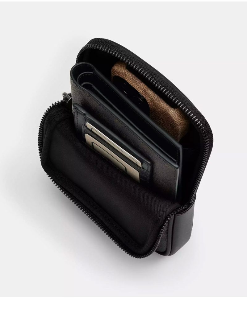COACH Aden Crossbody Bag In Signature Denim - Image 3